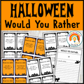 Would You Rather Halloween | Would You Rather Writing Prompts Halloween