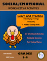 Social/Emotional Activities and Worksheets | Turkey Theme