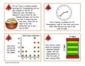 Grade 4 Thanksgiving Math Task Cards