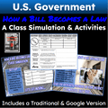 U.S. Government | Legislative Branch | How a Bill Becomes Law | Simulation