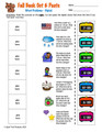 Telling Time and Elapsed Time Worksheets | Falling Back Theme