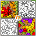 Thanksgiving Color By Number Clipart | Thanksgiving Cliparts | Thanksgiving CBC