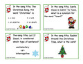 ELA Task Cards for Christmas Songs