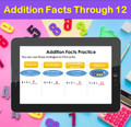 Addition Facts Through 12 | PowerPoint Lesson Slides for First Grade