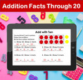 Addition Facts Through 20 | PowerPoint Lesson Slides for First Grade