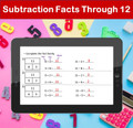 Subtraction Facts Through 12 | PowerPoint Lesson Slides for First Grade