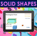 Solid Shapes Faces, edges, and vertices | PowerPoint Lesson Slides for 2nd Grade
