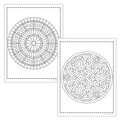 Spring Mandala Coloring Pages Set 1 | Fun Stress Relieving Activity