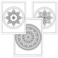 Spring Mandala Coloring Pages Set 1 | Fun Stress Relieving Activity