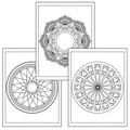 Spring Mandala Coloring Pages Set 2 | Fun Middle School Activity Back to School