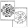 Spring Mandala Coloring Pages Set 2 | Fun Middle School Activity Back to School