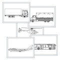 Transportation Vehicles Coloring Pages | Air Land and Water | Realistic Style