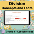 Division Concepts and Facts | PowerPoint Lesson Slides for 3rd Grade