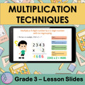 Multiplication Techniques | 3rd Grade PowerPoint Lesson Slides