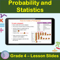 Probability and Statistics | 4th Grade PowerPoint Lesson Slides Pictograph