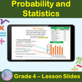 Probability and Statistics | 4th Grade PowerPoint Lesson Slides Pictograph