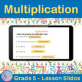Multiplication | 5th Grade PowerPoint Lesson Slides