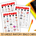 Anatomy Bingo Cards