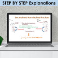 Decimal and Non Decimal Fractions PowerPoint Presentation Lesson Middle School