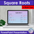 Square Roots PowerPoint Presentation Lesson Middle School