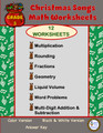 Grade 3 MATH Worksheets | Christmas Theme
