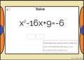 Solving Quadratic Equations by Completing the Square: Digital BOOM Cards 