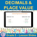 Decimals and Place Value | 5th Grade PowerPoint Lesson Slides