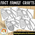 Fact Family Craft | Fact Families Multiplication and Division | Fact Family Game