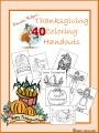 Fall Thanksgiving Coloring Sheets