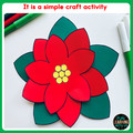 Las Posadas Poinsettia Craft | Holidays Around the World | Christmas in Mexico