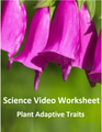 Intro to Plant Adaptive Traits. Video sheet, Canvas, Easel & More (V3)