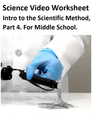 Intro to the Scientific Method, Part 4. Video sheet, Easel & more. V2