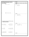 Level Ups: Solving Systems of Equations Grade 8 Math