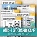 NEW! World Geography Summer Camp Week 1 — Geography Basics Map Skills
