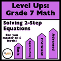Level Ups: Grade 7 Solving Two-Step Equations