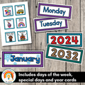 January Calendar Numbers | January Calendar Cards | January Calendar 2024