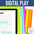 Spanish Food Vocabulary Word Search - la comida búsqueda de palabras activity