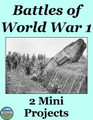World War 1 Battles Mini Projects