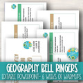 Geography Skills Daily Warm-Up Activity Bell Ringer Bell Starter (Template)
