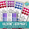 VALENTINE'S DAY BOOKMARKS FOR ALL GRADE LEVELS