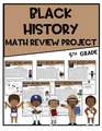 5th Grade Math Project Black History Month