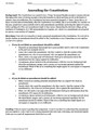 Amending the Constitution Mini Project- FREE