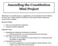 Amending the Constitution Mini Project- FREE