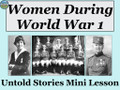 Women During World War 1 Mini Lesson
