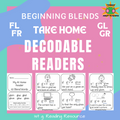 Decodable Readers Blends Fl, Fr, Gl, Gr