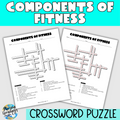 Components of Fitness Crossword