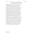 Contract and Employment Law in Agriculture Word Scramble