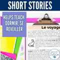 French Unit 25 - dormir, se réveiller French Reading Comprehension