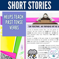 French Unit 26 - passé composé & past tense in French Reading Comprehension