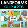 Landforms Cliparts | Landforms Backgrounds | Landforms Clip Arts